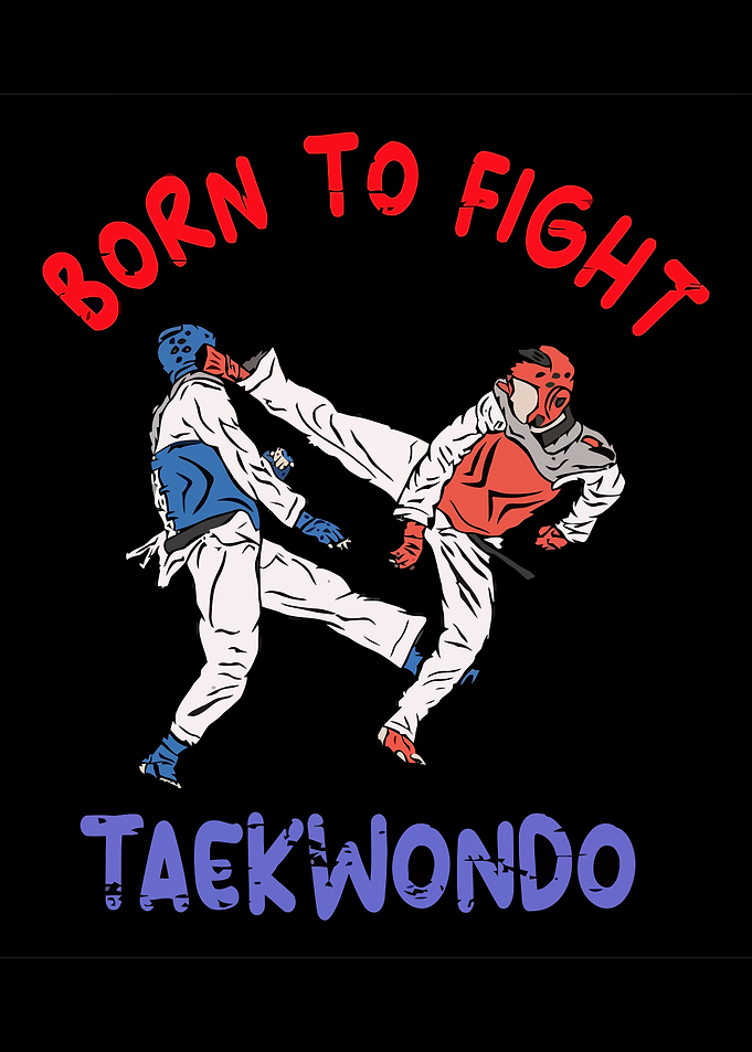 Taekwondo Fight Graphic