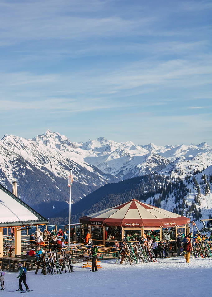 Ski Lodge with Mountain View