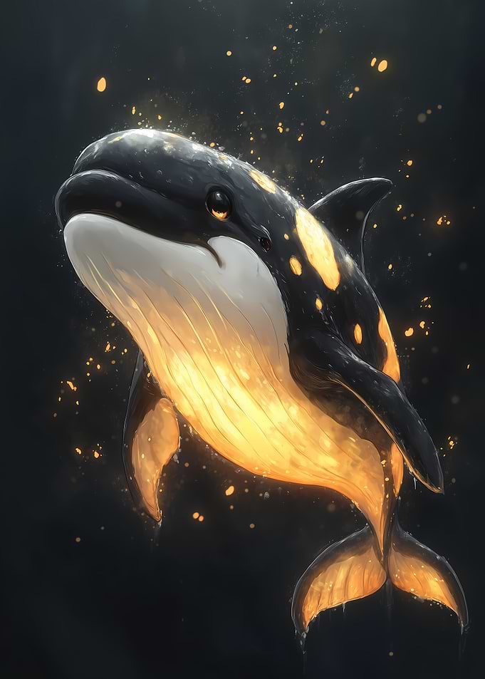 Glowing Dolphin Animal