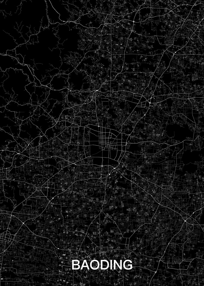 Baoding City Map
