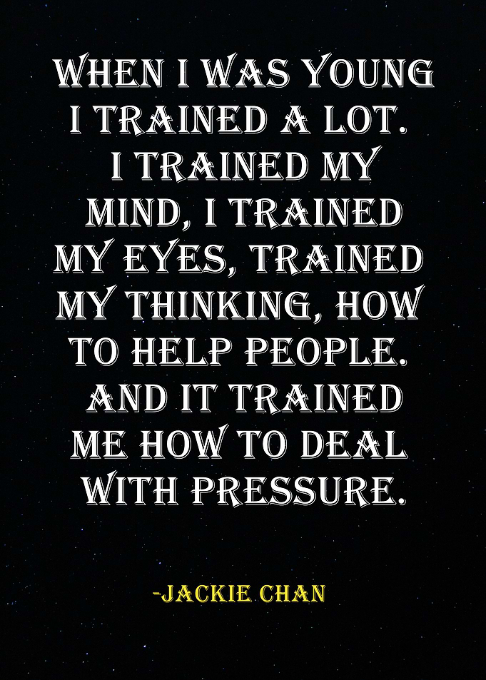 Jackie Chan Quote