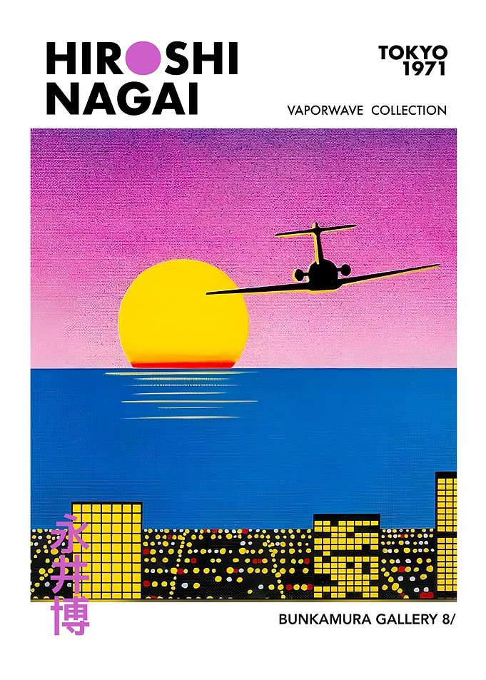 Hiroshi Nagai Vaporwave Art