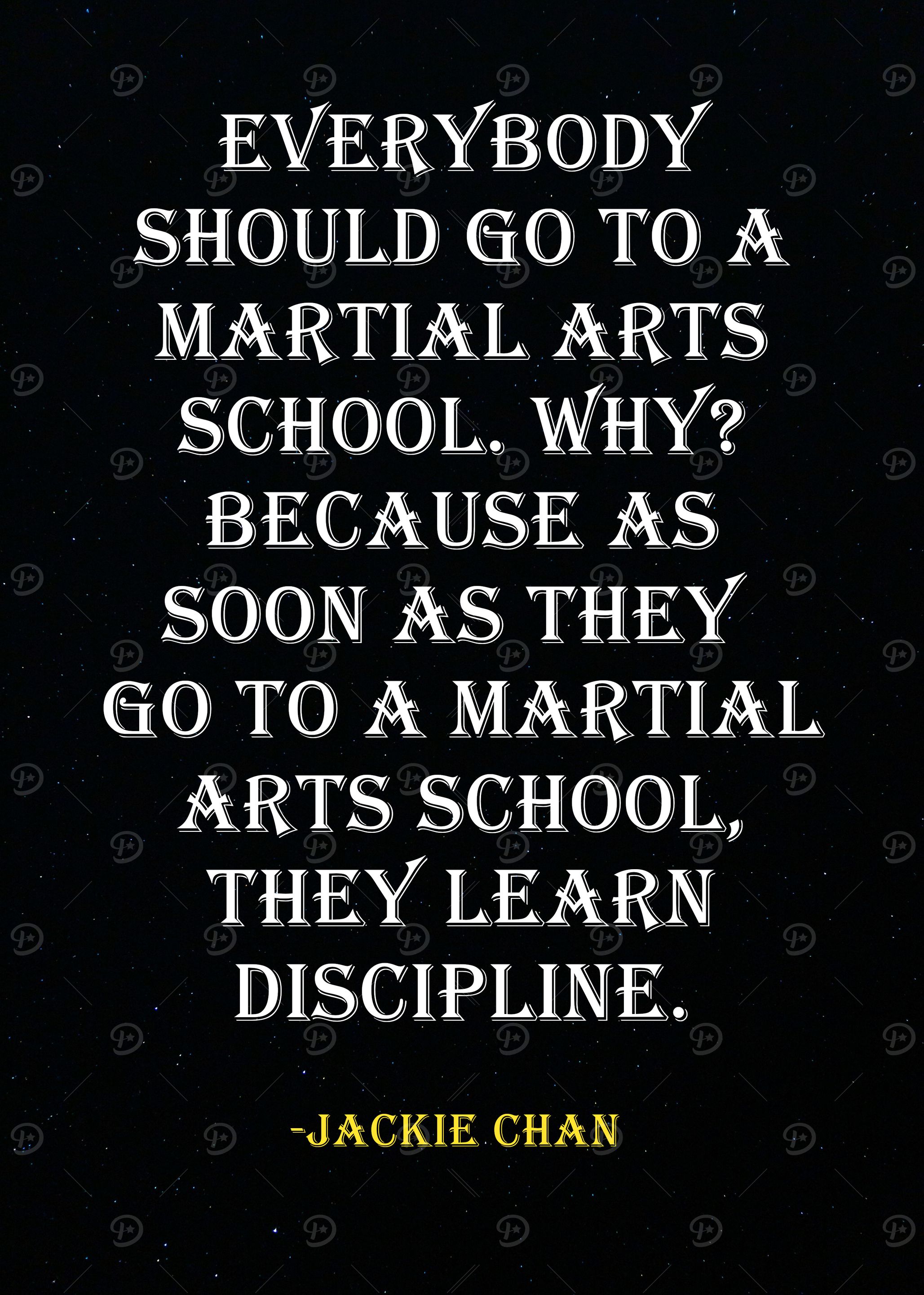 Jackie Chan Quote