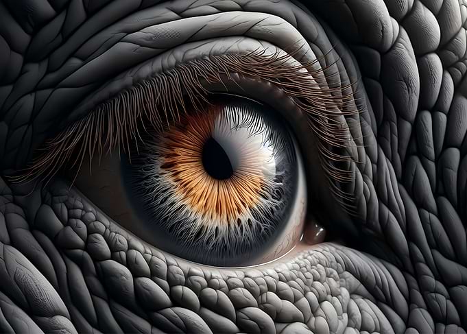 Timeless Gaze: The Eye of Wisdom