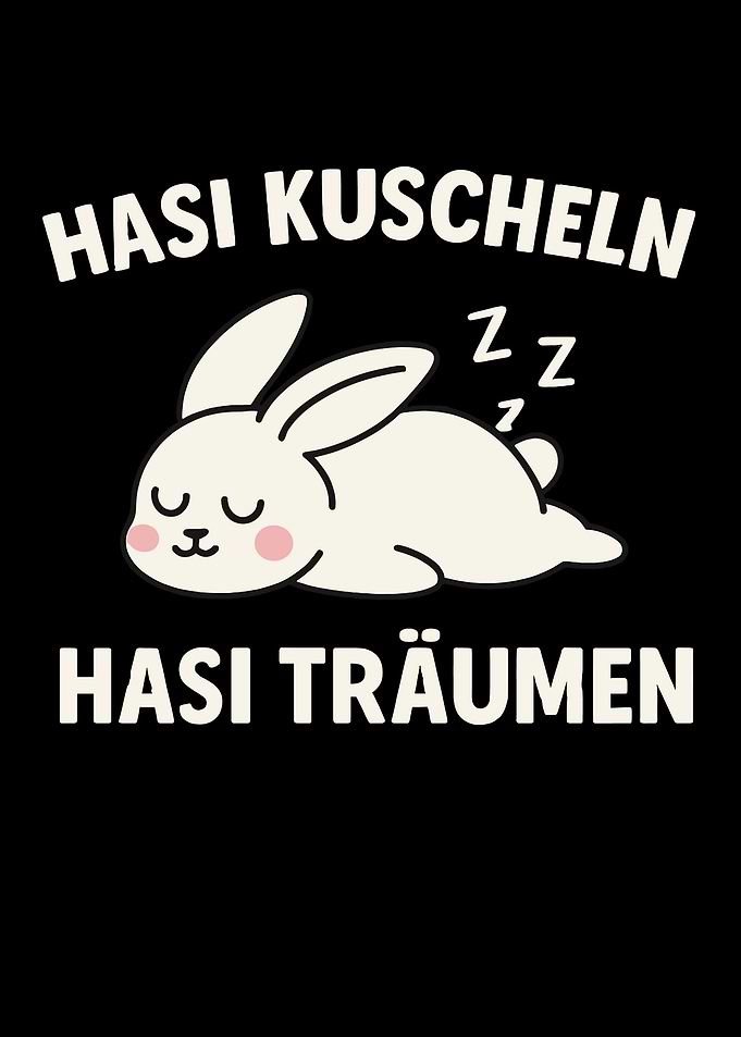Sleeping Bunny Illustration
