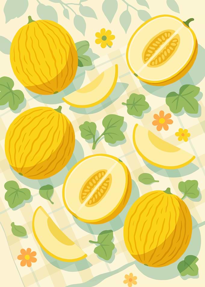 Casaba Melon – A Stylized Tablescape