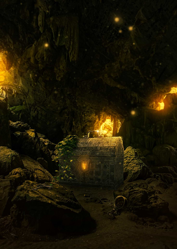 Treasure Chest in Cave