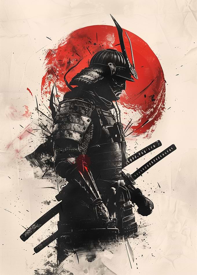 Samurai Warrior Art Print