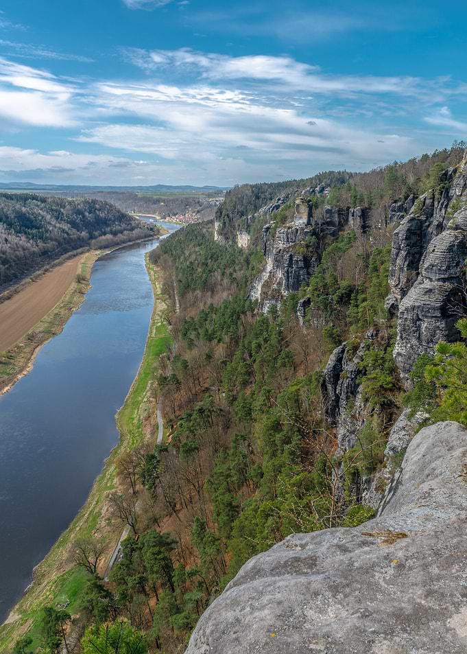 Panoramic view of the Bastei
