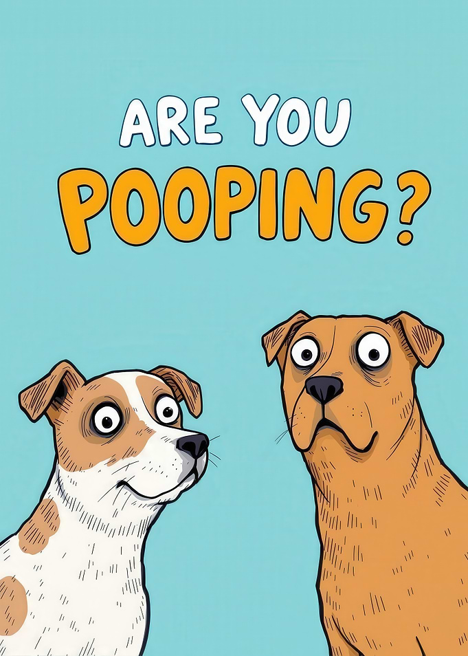 Funny Dogs Pooping Question