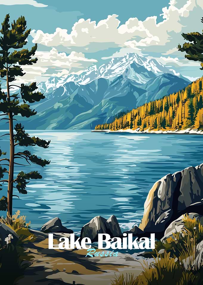Lake Baikal Landscape