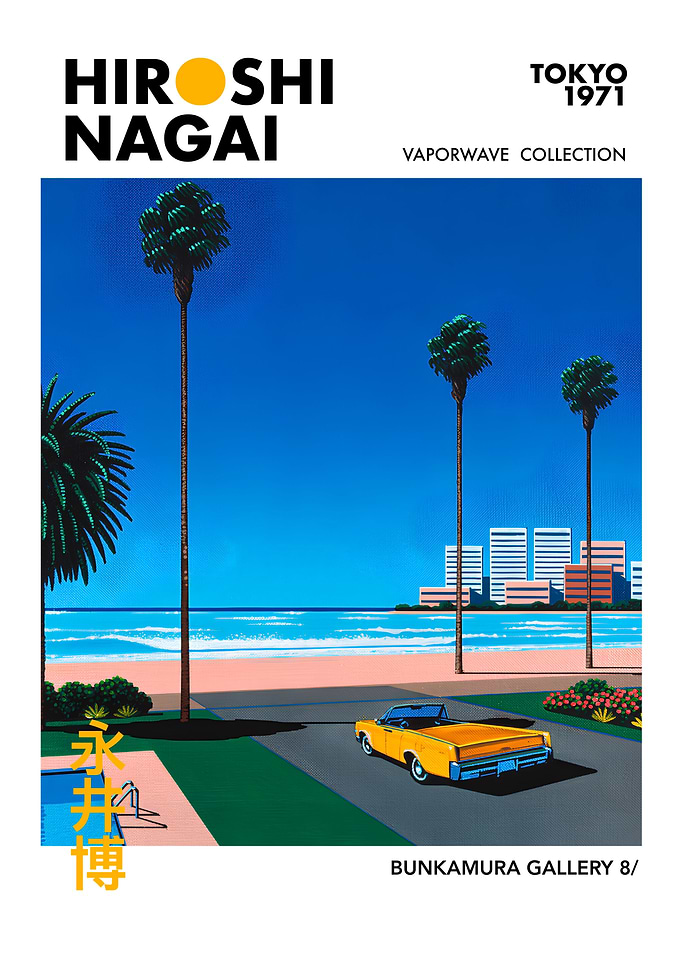 Hiroshi Nagai Vaporwave Art