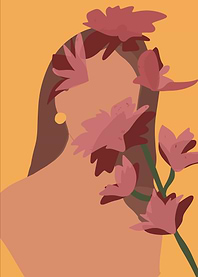 Abstract Floral Portrait