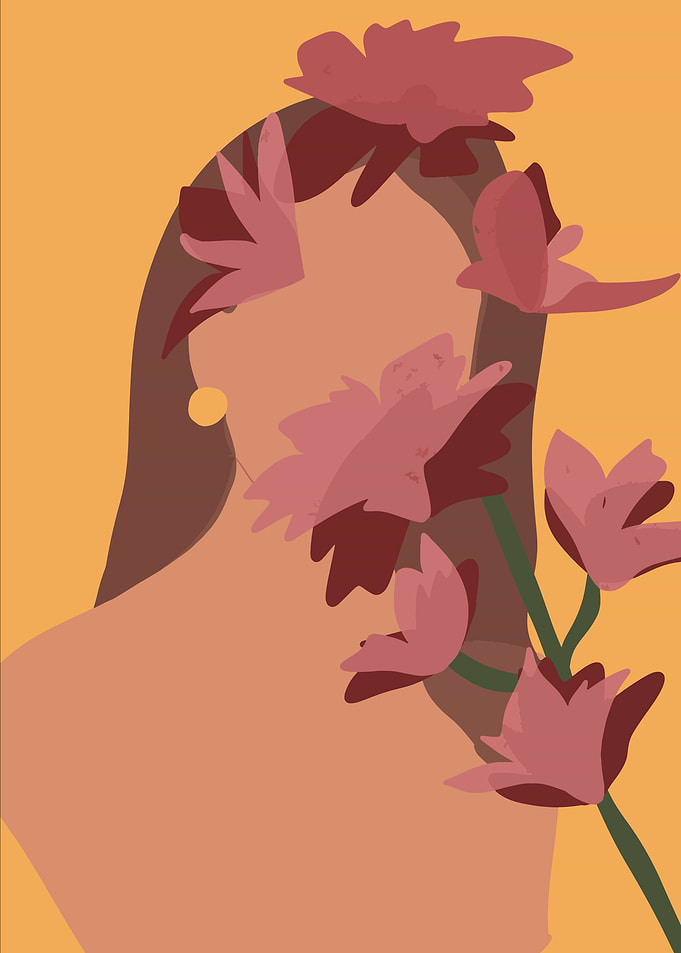 Abstract Floral Portrait