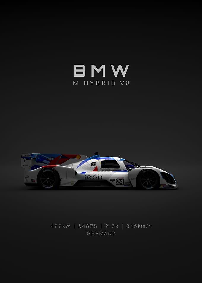 No 24 - BMW M Hybrid V8 Specs