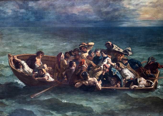 Shipwreck Rescue Painting