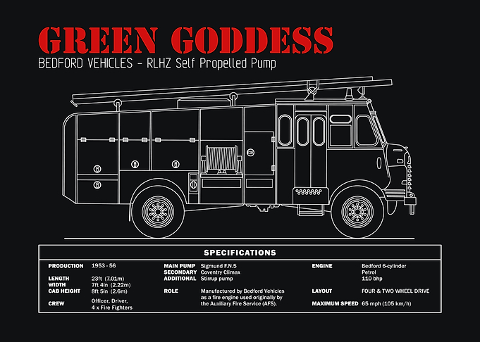 Green Goddess Fire Engine Blueprint