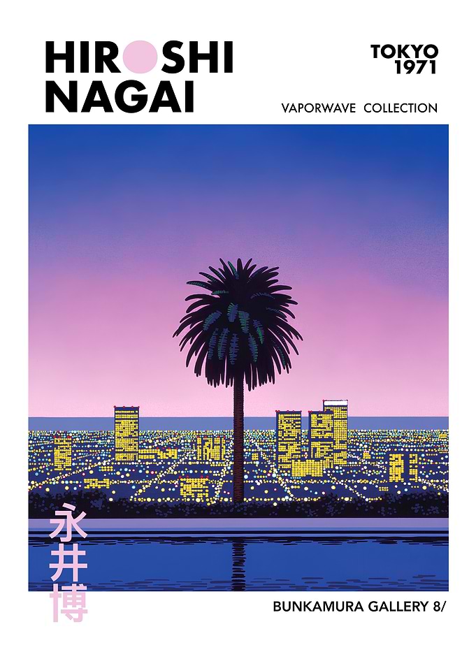 Hiroshi Nagai Vaporwave Print