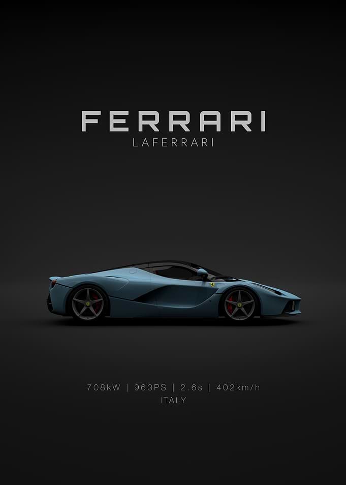 Ferrari LaFerrari Blue Specs