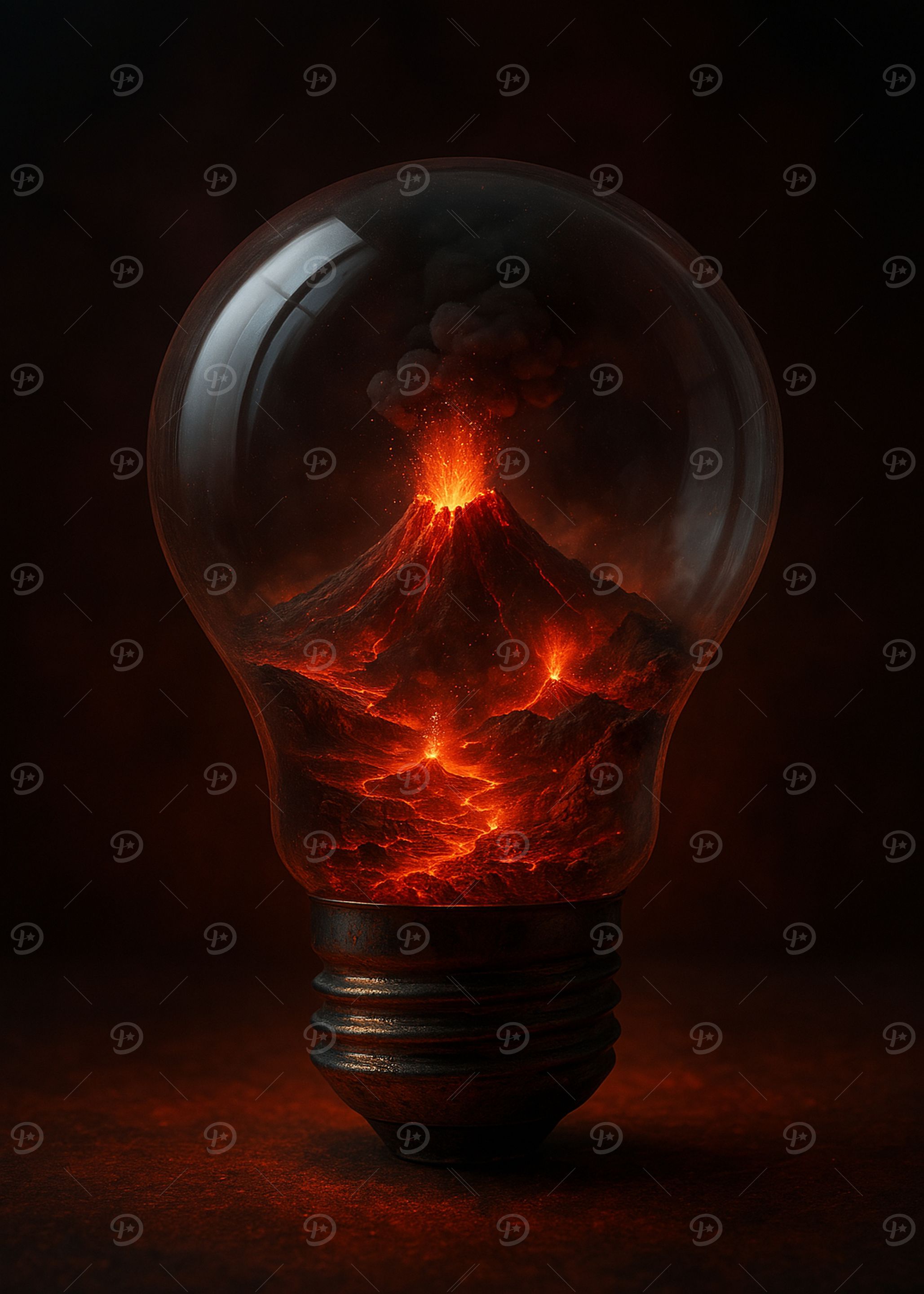 Volcano in a Lightbulb