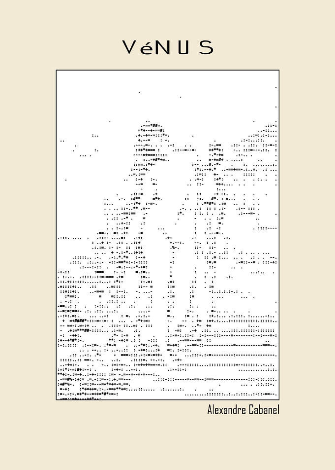 Vénus by Alexandre Cabanel (Ascii art)