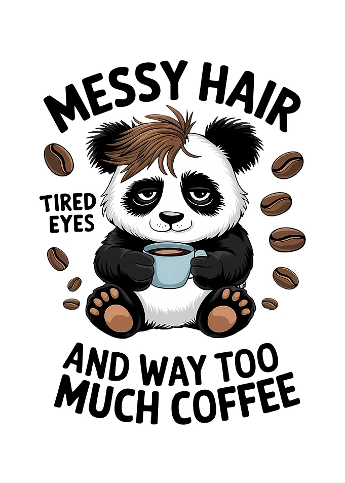 Tired Eyes Coffee Quote