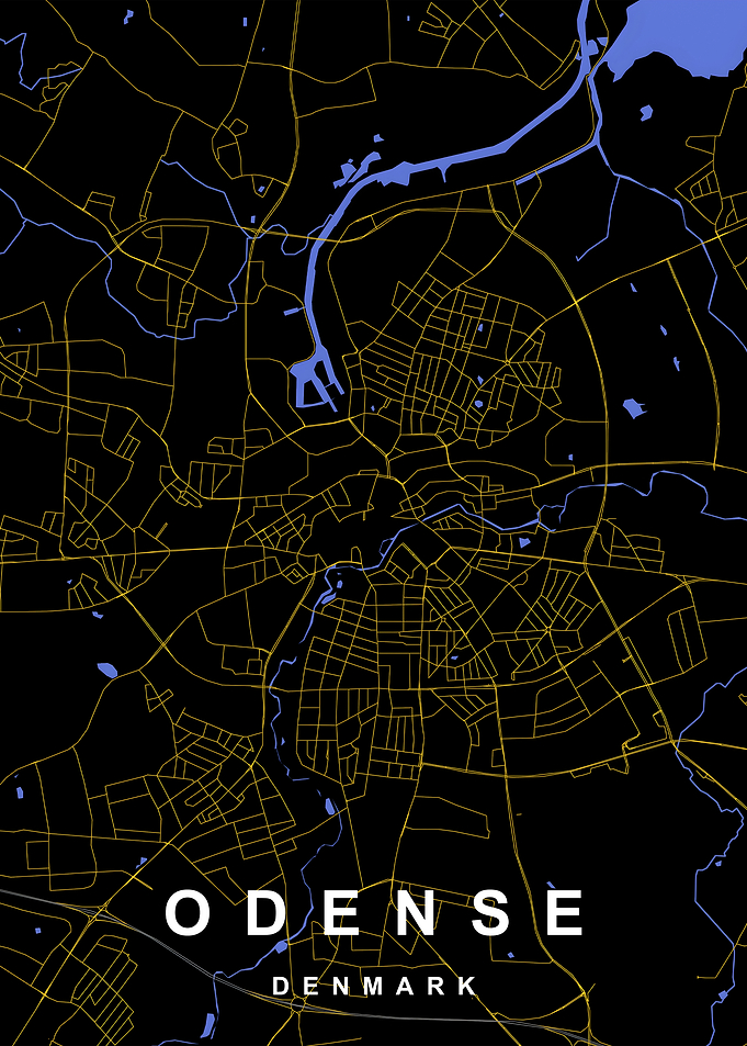 Odense City Map