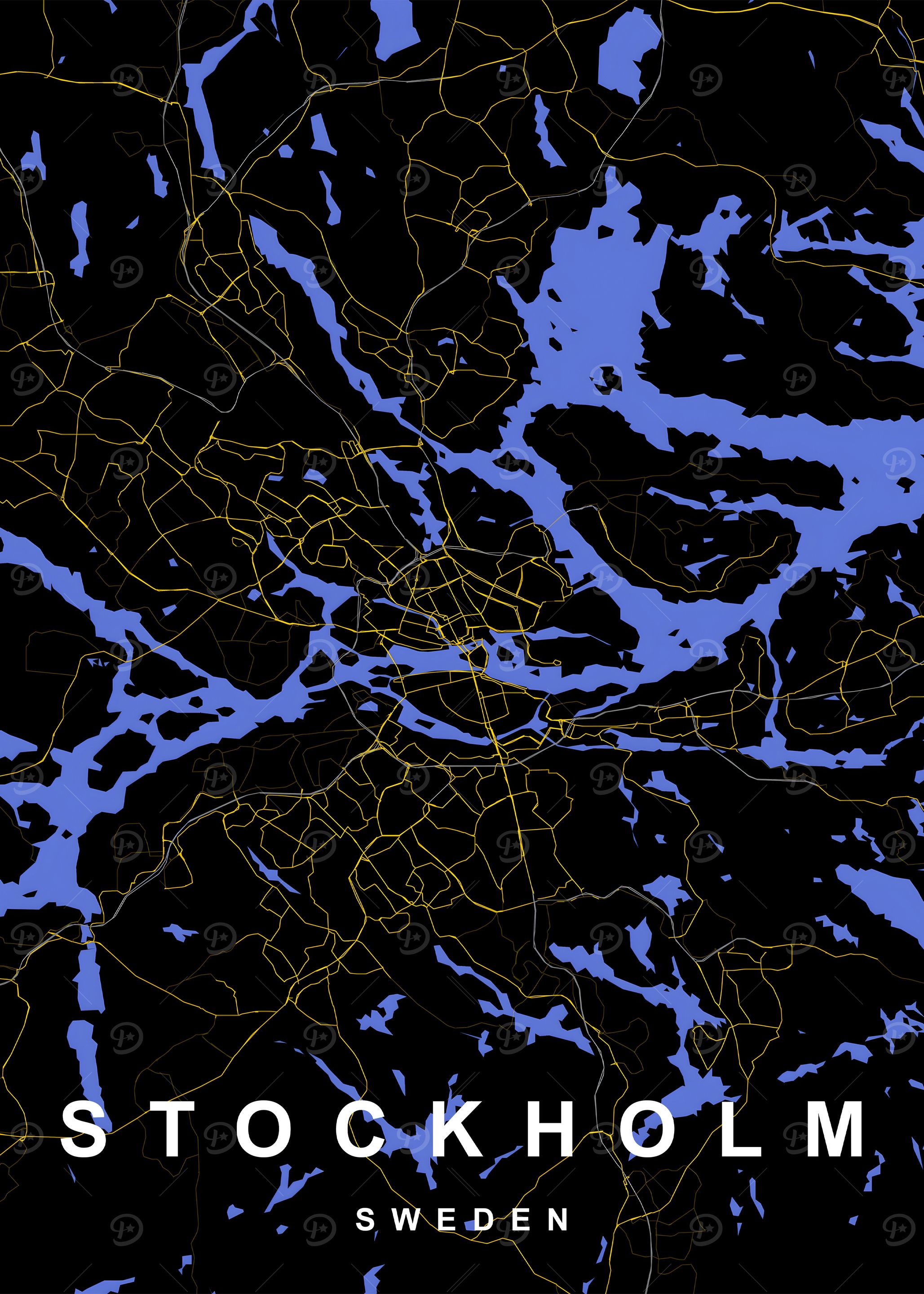 Stockholm City Map