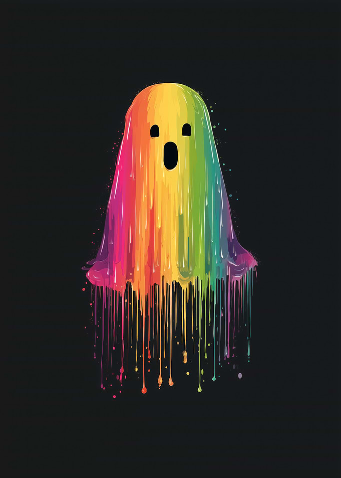 Rainbow Ghost Drip