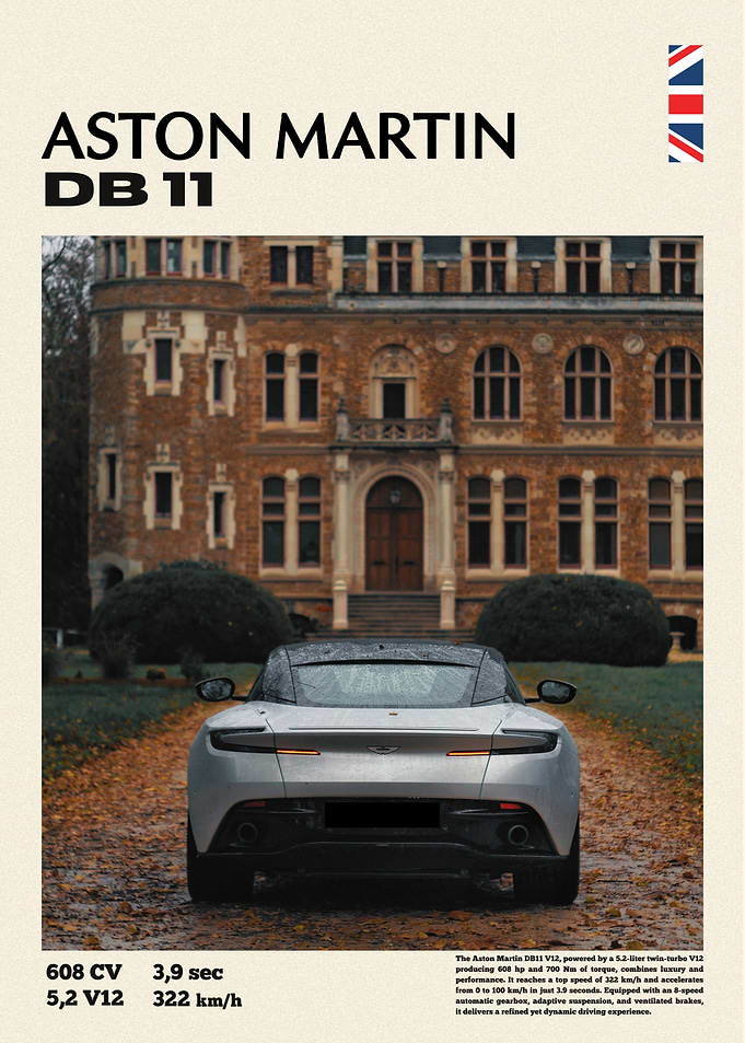 Aston Martin DB11 Poster