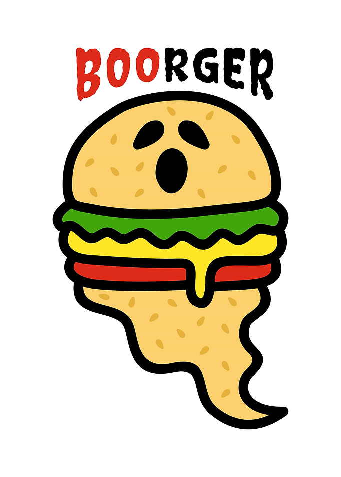 Boo Burger Ghost
