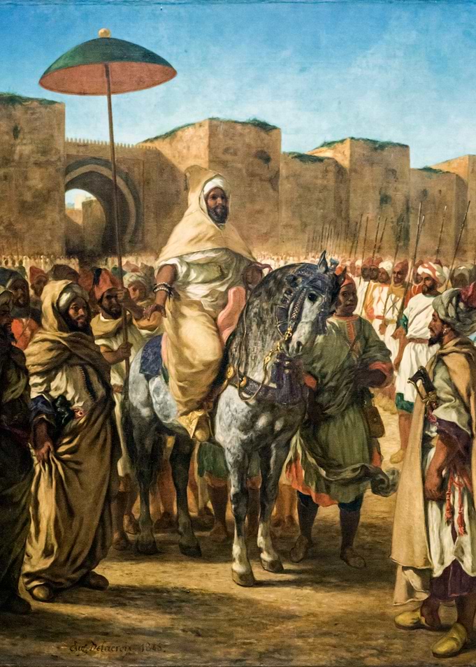 Arabian Procession Painting