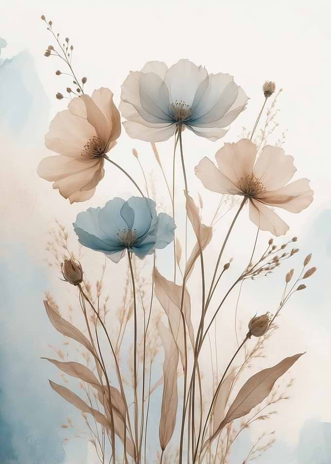 Delicate Floral Watercolor