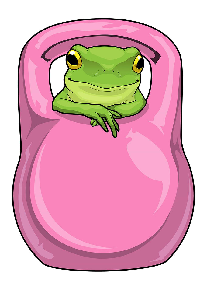Frog Bodybuilding Dumbbell