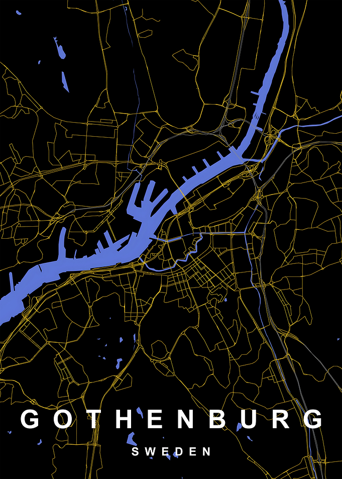 Gothenburg City Map