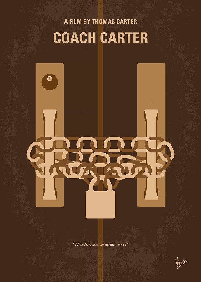 Coach Carter Minimalist Movie Poster