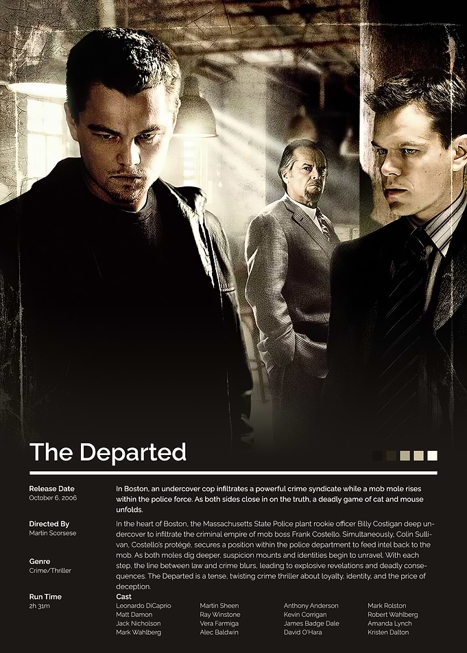 The Departed Movie Poster