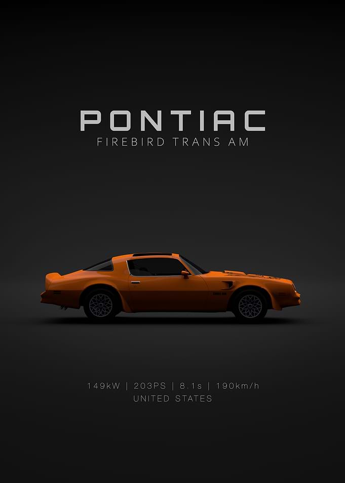 Pontiac Firebird Trans Am - Orange Specs