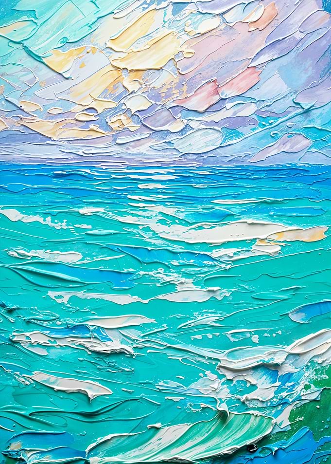 Ocean Sunset Painting