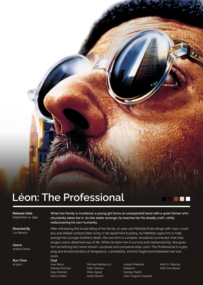 Léon: The Professional Movie Poster