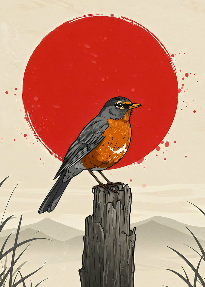 Crimson Sun Robin