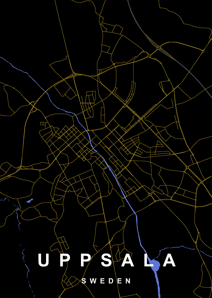 Uppsala, Sweden Map
