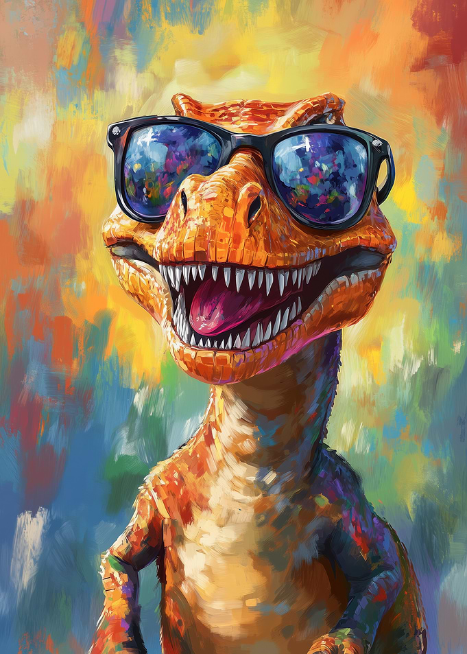 Cool Dinosaur Portrait