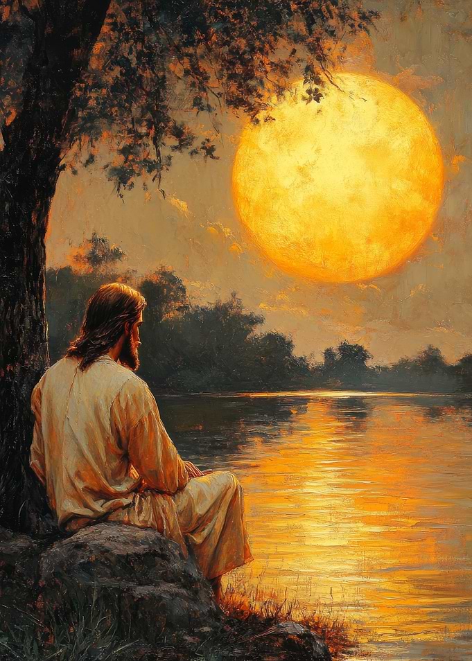 Jesus by the Lake