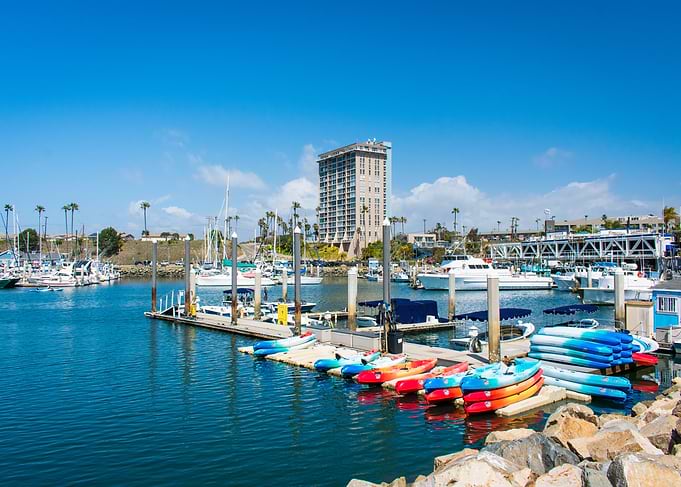The Oceanside Marina and Harbor