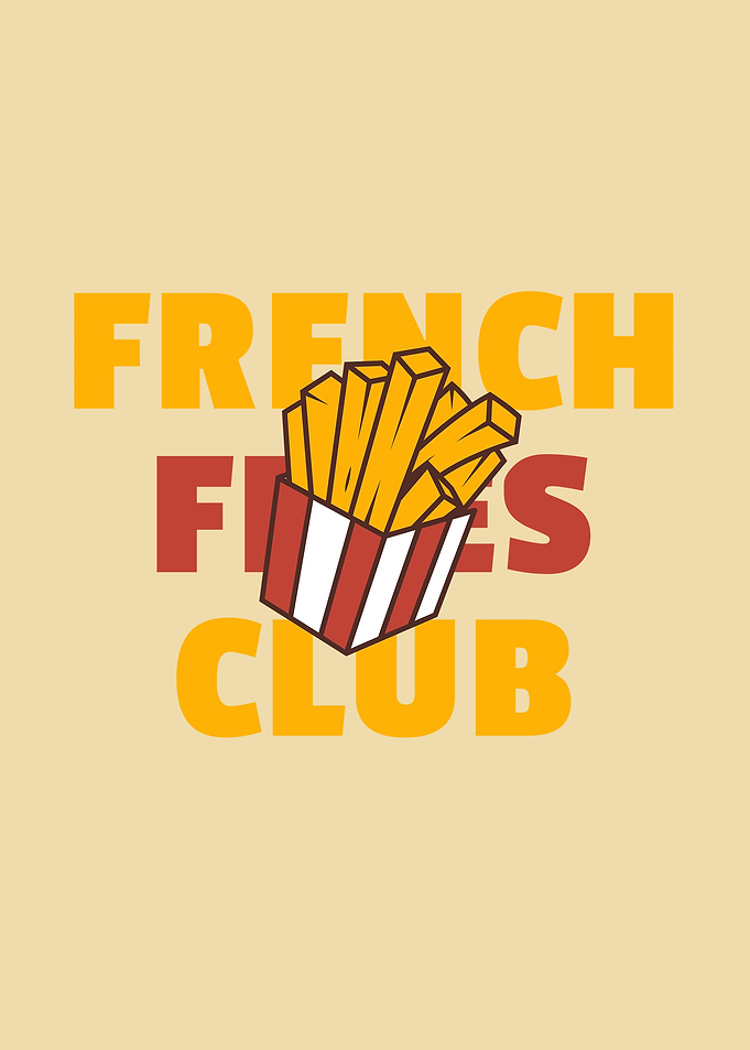 French Fries Club Fast Food Addict