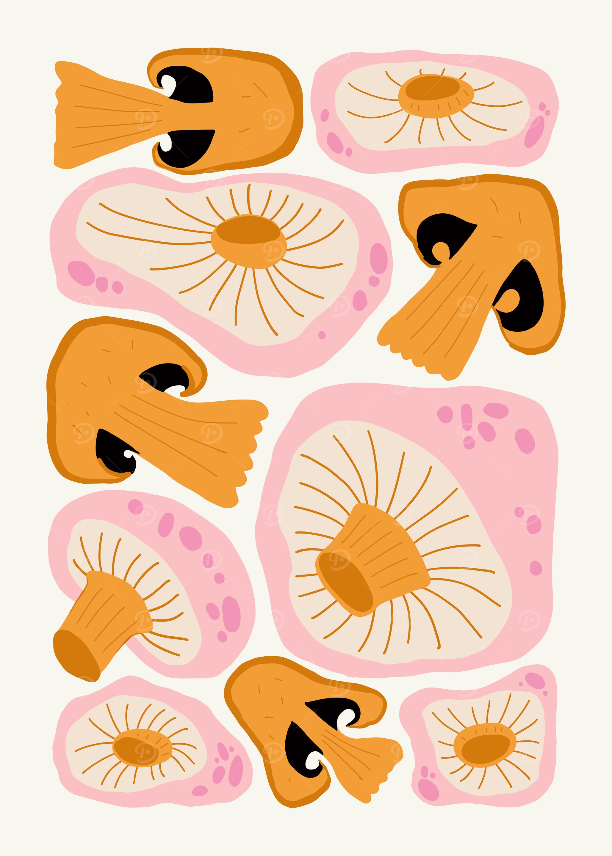 Cute Mushroom Illustration