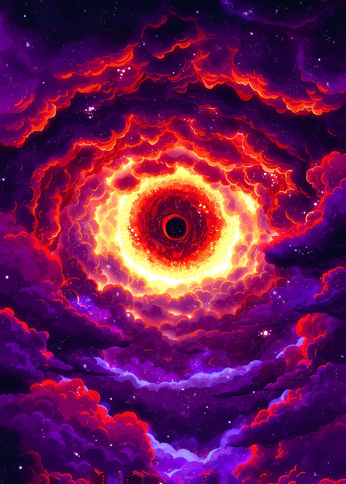 Cosmic Eye of Fire