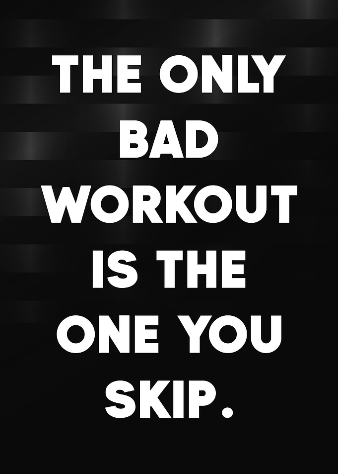 Workout Motivation Poster