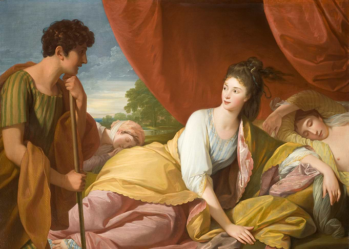 Three Figures in a Landscape